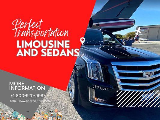 Perfect Transportation Limousine and Sedans in Woodcrest, CA P- (800) 920-9987