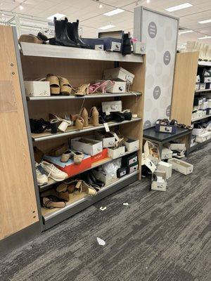 The shoe section was an absolute nightmare.