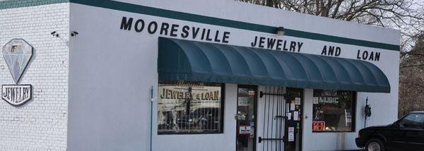 Mooresville Jewelry & Loan Pawn Shop Store Front In Downtown Mooresville NC