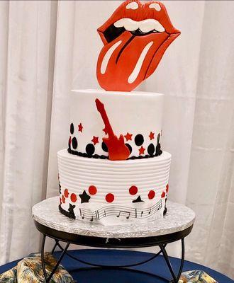 It's always a fun time when the Rolling Stones order a cake for their after party! music