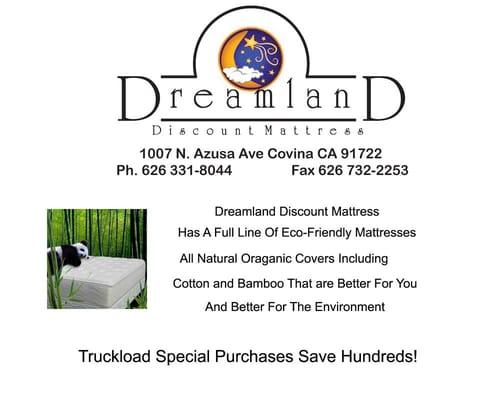 We Carry A Full Line Of Eco-Friendly Mattresses