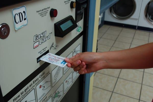 For every $20 accumulated on your Easy Card, you receive $3 in bonus money, equaling a FREE wash