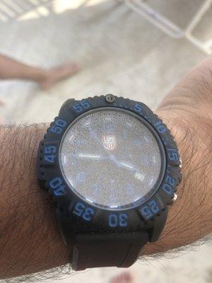 Water in Watch after battery replacement