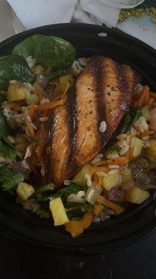 Salmon bowl