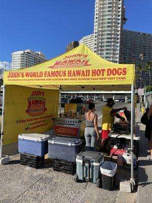 Hot dog stand