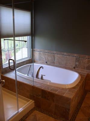 Bathroom remodeling project in Herndon.