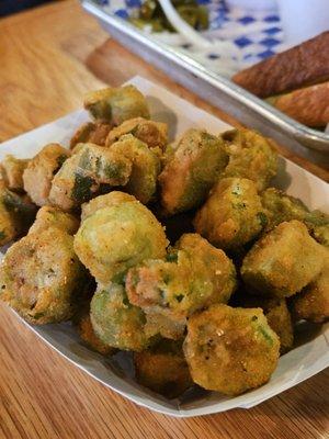 Fried okra! Delicious!