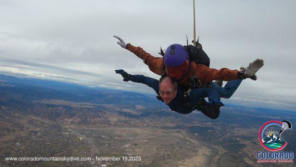 Free fall from 12,000 ft above ground