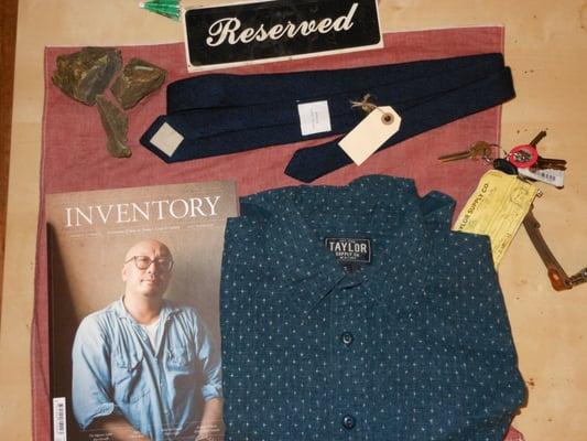 Shirt, tie, zine from Independence.