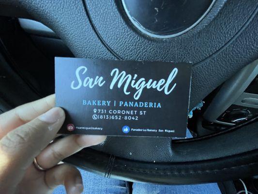 Business card, address, phone number