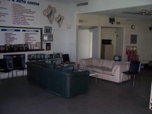 Our air conditioned showroom