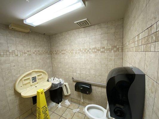 Super gross Safeway restroom. (The norm).