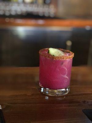 Dragon fruit margarita