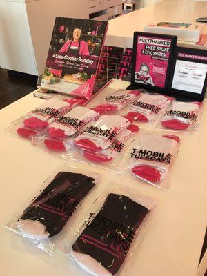 Free sock with T-mobile Tuesday app