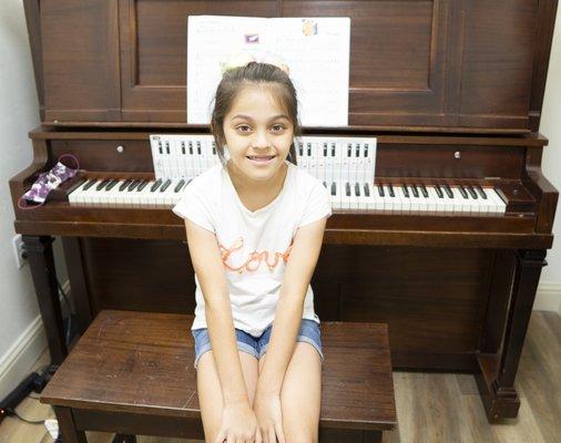 Piano lessons are so much fun!