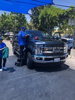 Excellent car wash today!