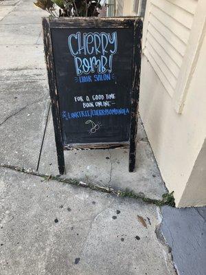 Outside Cherry Bomb