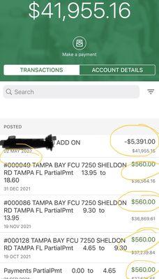 Proof of USF FCU shady business practice