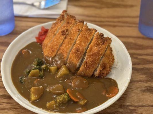 Chicken Katsu Curry with Mixed Vegetables