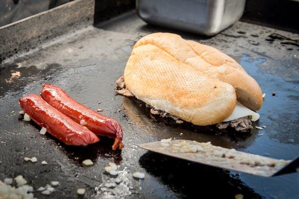 Mouthwatering Cheesesteaks and Hot Sausages