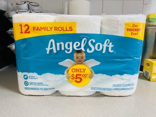 Angel Soft Tissue: 12 Family Rolls