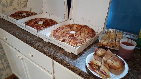 Fathers day pizza buffet