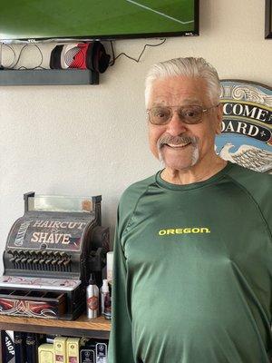 All done!  What a transformation! Looking great, dad! Thank you, Roberto.