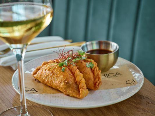 Wagyu Quesa-Birria Empanada