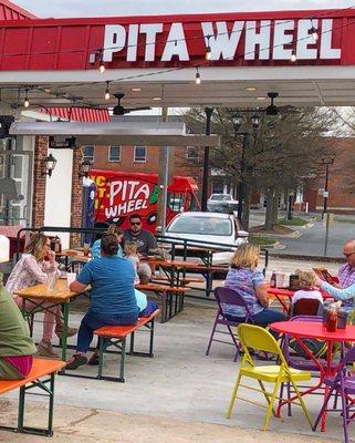 Pita Wheel patio