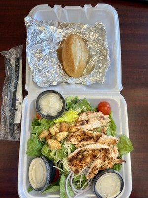 Caesar Salad with Grilled Chicken