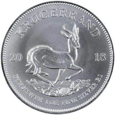 2018 South African 1 oz. Silver Krugerrand