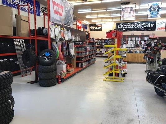 We stock all tires for Motorcycles, ATV'S and UTV's.