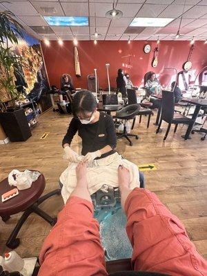 Pedicure appointment