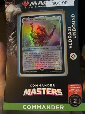 Commander Masters Eldrazi Unbound from Omniscience Cards and Games