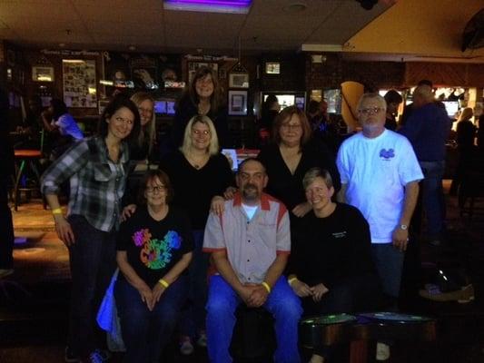 2015 FurstStaffing at the bowling fundraiser for Rockford's Veterans Drop In facility.