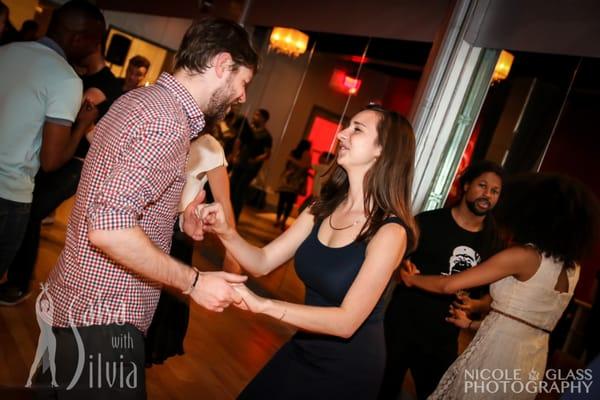 Monthly salsa social dance parties and great adult classes for all levels.