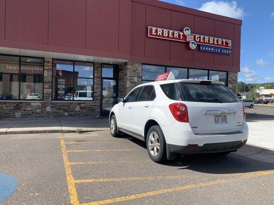 Nothing says "Disabled Peaple can go to H*LL" like the delivery driver parking in the Access Isle and blocking the curb ramp