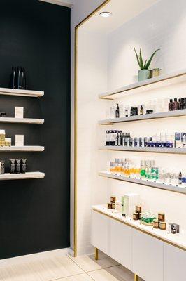 Almost all of the products we use in treatment are available for purchase in our shops and online to make keeping your routine easy.