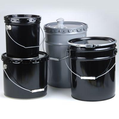 Our Steel Pails are in stock and available to ship Next Business Day.