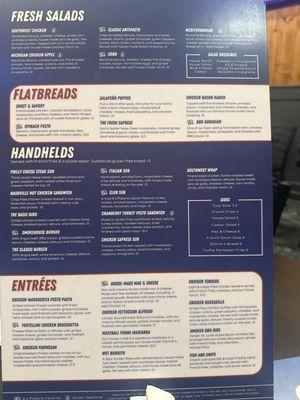 Menu - 2nd side