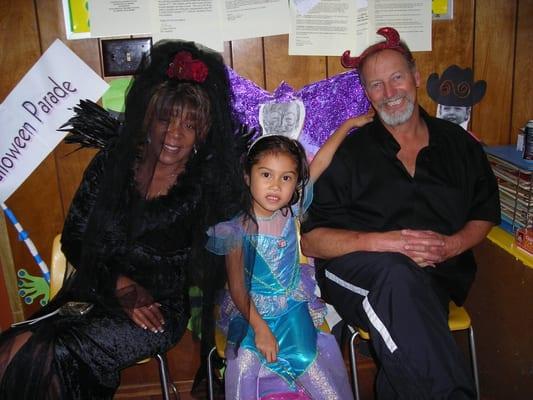 Halloween with Ms. Lucas and Mr. Hallford