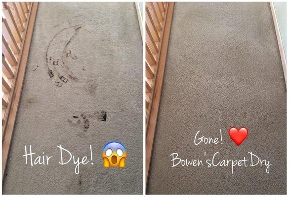 Before & After Carpet Cleaning