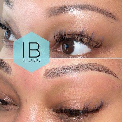 Microblading with shading