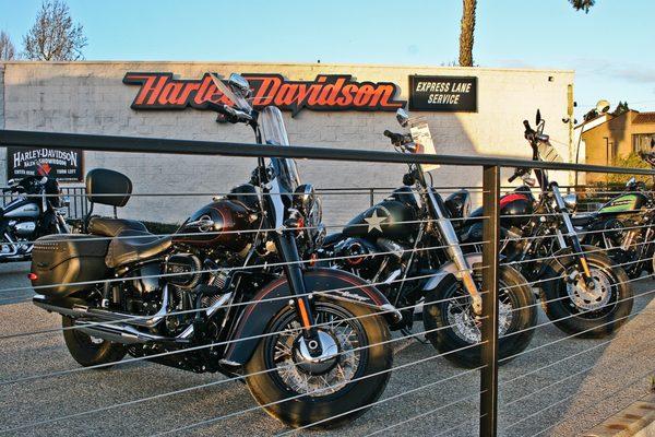 Many of our Pre-Owned Harley's in stock