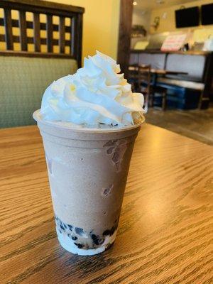 Frozen Mocha with Coffee Jelly