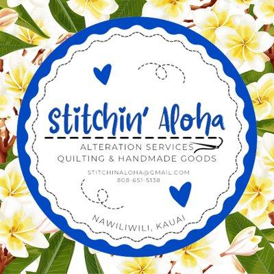 Stitchin' Aloha Logo