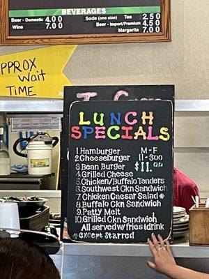 Lunch specials