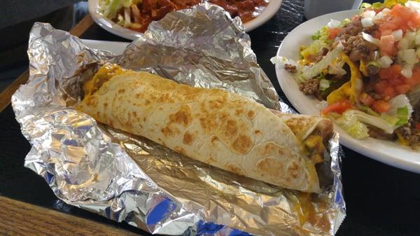 My favorite - Chile Relleno Burrito! The main reason we come here.