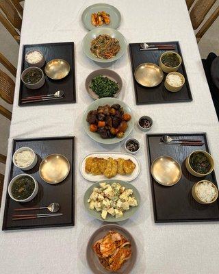 Korean dinner