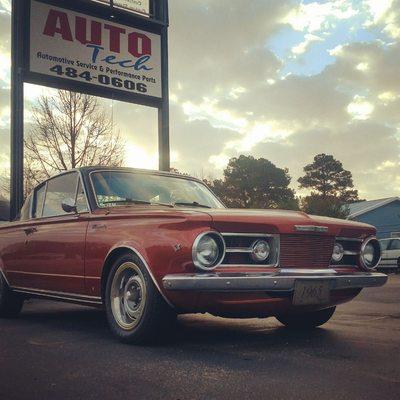 1965 Barracuda basking in the morning sun.